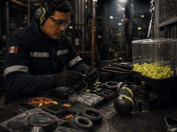 Accesorios de protección auditiva para trabajos industriales
