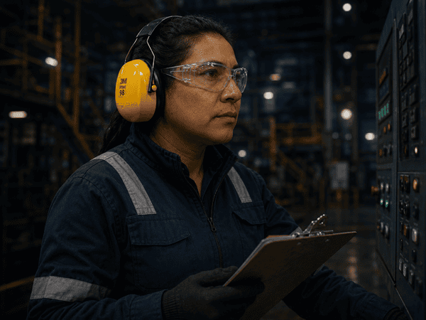 Protectores auditivos 3M para seguridad industrial